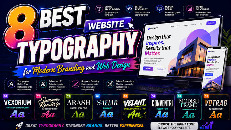 Web Branding & Typography Set